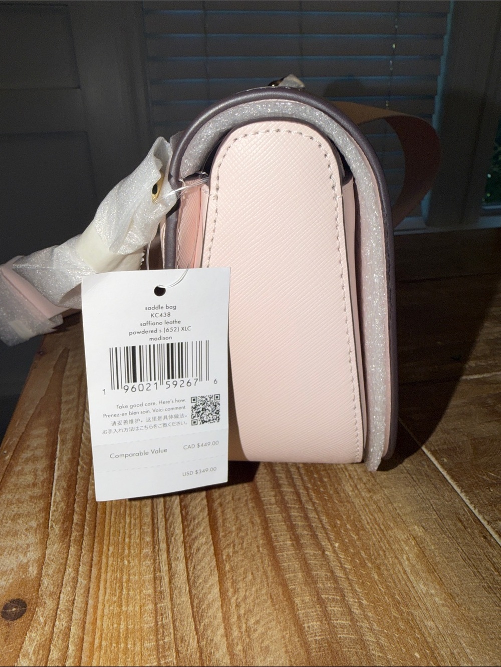 kate spade Madison Saffiano Leather Saddle Bag - Picture 4 of 5